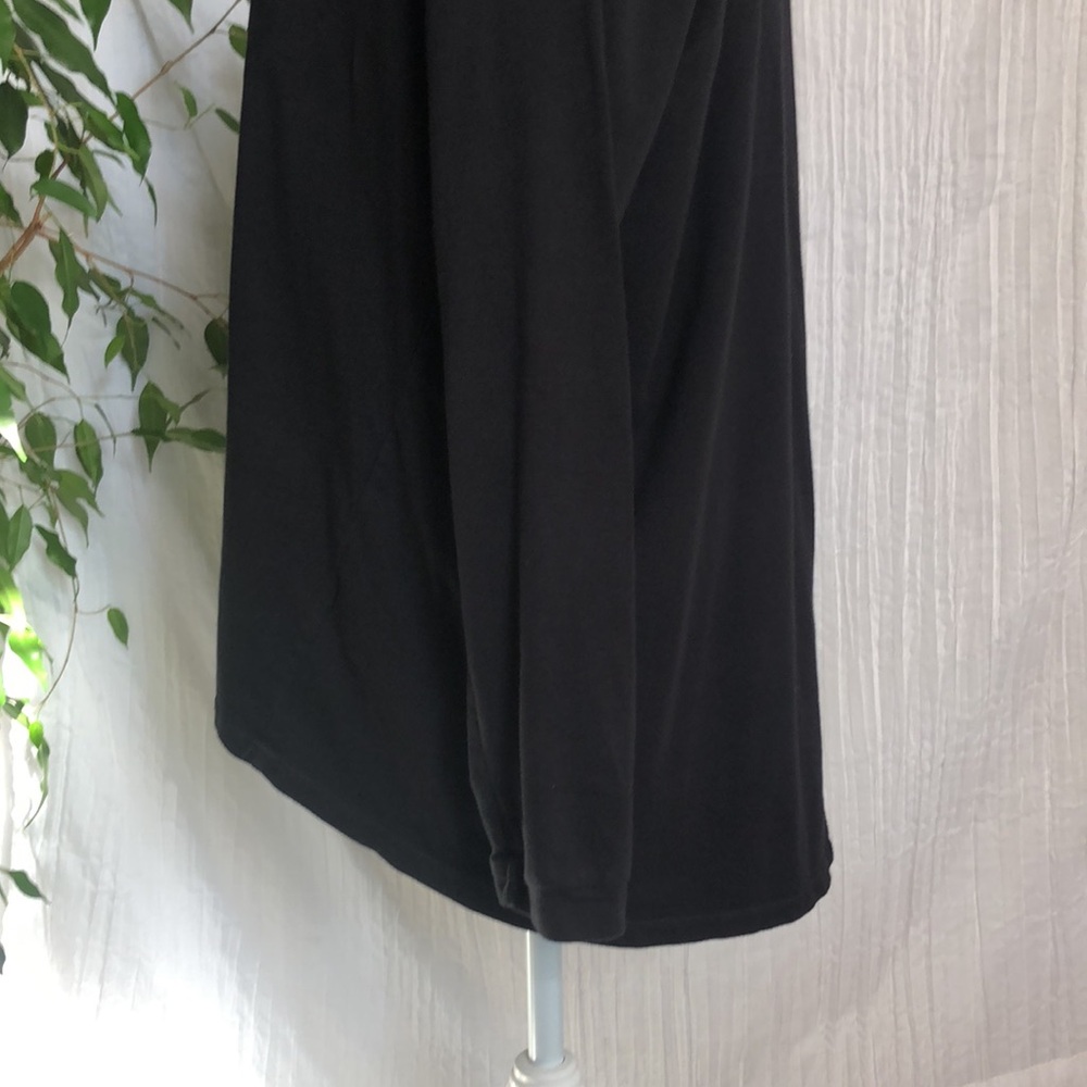 ANY BODY Sz S Weekend I Love you black casual long sleeve sweatshirt loungewear - Picture 4 of 10